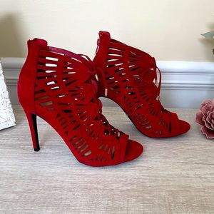 Adorable red heels from Charlotte Russe!